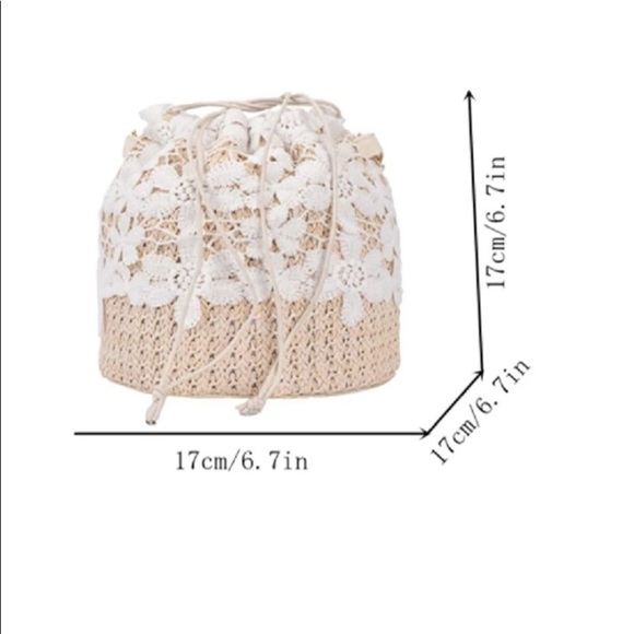 Straw Lace detailed bag - Picture 8 of 8